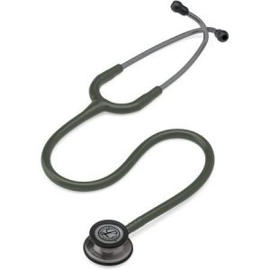 3m littmann classic iii stethoscope dark olive green with smoke chestpiece 500x500 1